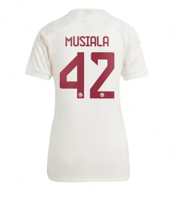 Bayern Munich Jamal Musiala #42 Replica Third Stadium Shirt for Women 2023-24 Short Sleeve